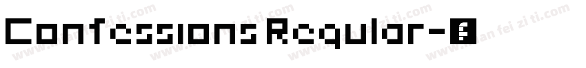 Confessions Regular字体转换
